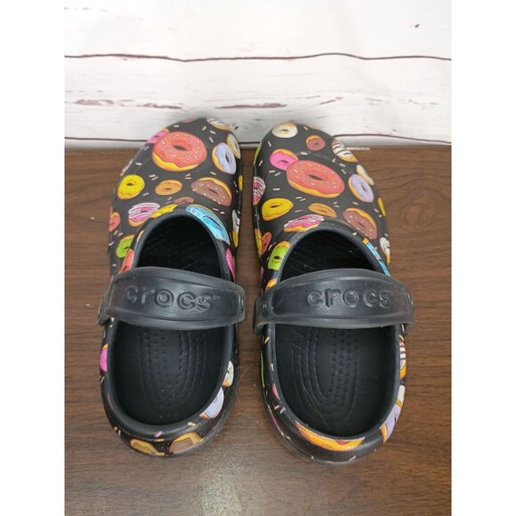 Crocs Donut Pattern Clogs Slip-Resistant & Non-Marking Unisex M6/W8 - Picture 5 of 6